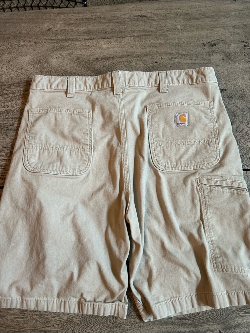 Carhartt Relaxed Fit Men’s 38 Khaki Work Shorts - Picture 4 of 5